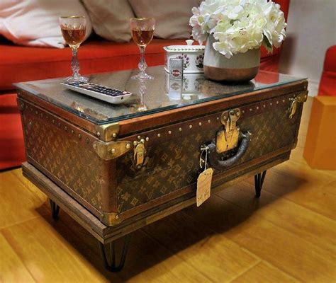 coffee louis vuitton|louis vuitton coffee table trunk.